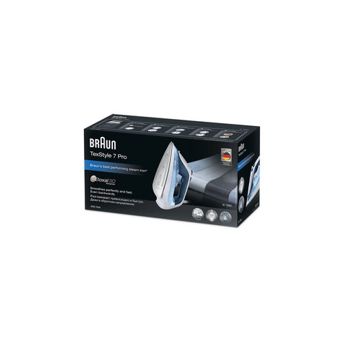 Plancha De Vapor Braun Texstyle 7 Pro Si 7062 2600w Azul | Quonty.com | SI 7062 BL