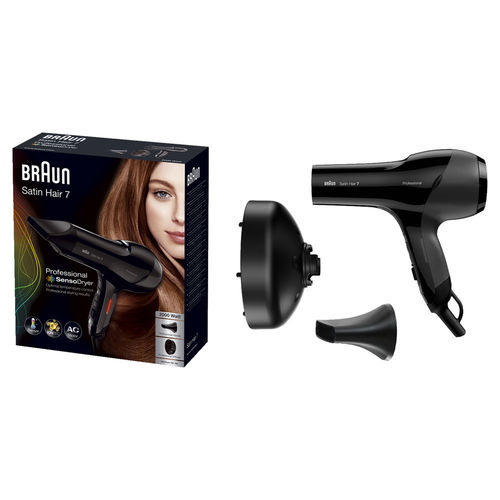 Secador De Pelo Braun Satín Hair Hd785 2000w Negro | Quonty.com | HD785