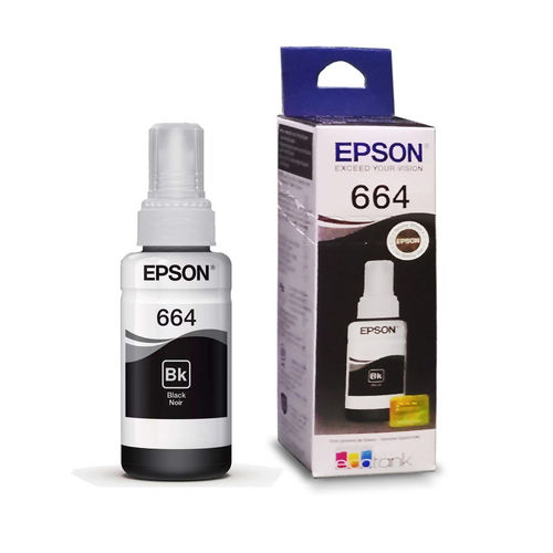 Tinta Epson Ecotank L355/L555 Negro | Quonty.com | C13T664120