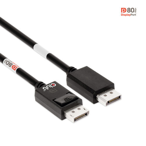 Cable Club 3d Displayport 2.1 Con Certificación Vesa Dp80 8k 240hz 1.2m | Quonty.com | CAC-1091