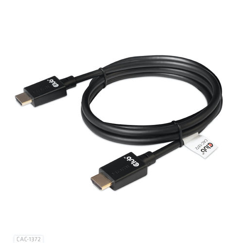 Cable Hdmi Club 3d Ultra Alta Velocidad Certificado 4k 120hz 8k 60hz 48gbps 2m | Quonty.com | CAC-1372