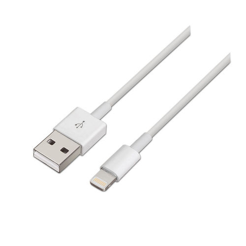 Cable Usb Aisens Usb2.0 Lightning/M - Usb A/M 1.0m Blanco | Quonty.com | A102-0035