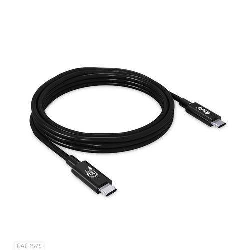 Cable Usb Club 3d Ubs-C Con Certificado Usb-If 4k 60hz 20gbps Pd 240w Epr M/M 2m | Quonty.com | CAC-1575