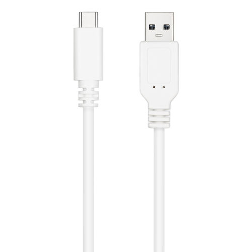 Cable Usb Nano Cable Usb2.0 Usb-C/M - A/M 1.5m Blanco | Quonty.com | 10.01.2101-L150-W