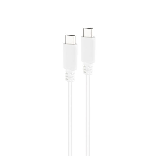 Cable Usb Nano Cable Usb2.0 Usb-C/M - Usb-C/M 3a 1.5m Blanco | Quonty.com | 10.01.2301-L150-W