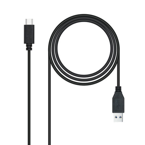 Cable Usb Nano Cable Usb3.1 A/M - Usb3.1 C/M Gen2 10gbps 1.5m Negro | Quonty.com | 10.01.4001-L150