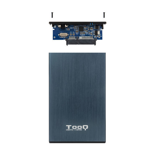 Caja Hdd/Ssd Tooq Tqe-2527pb 2.5&Quot; Sata Usb3.0 Azul | Quonty.com | TQE-2527PB