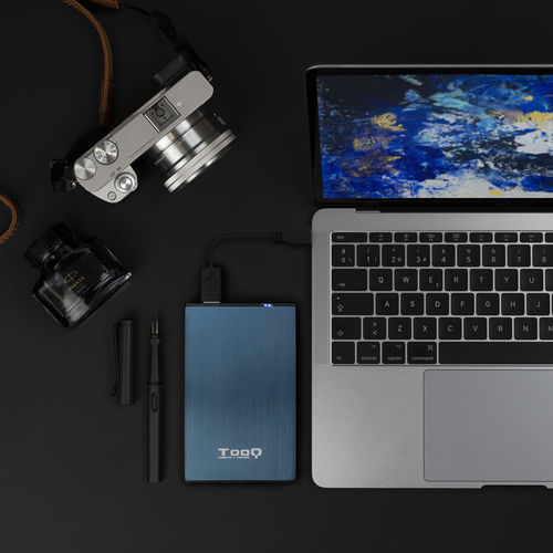 Caja Hdd/Ssd Tooq Tqe-2527pb 2.5&Quot; Sata Usb3.0 Azul | Quonty.com | TQE-2527PB