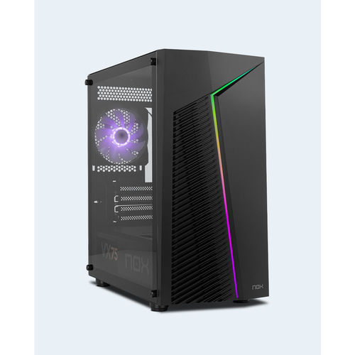 Caja Minitorre/Micro-Atx Nox Infinity Zeta S/Fuente Usb3.0 Negra Rgb | Quonty.com | NXINFTYZETA