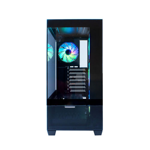 Caja Semitorre/Atx Coolbox Ga250 Vision S/Fuente Usb3.0 Negra A-Rgb C/Ventana | Quonty.com | COO-CHA-GA250-0