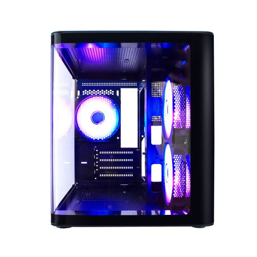 Caja Semitorre/Atx Coolbox Gm100 Vision S/Fuente Usb3.0 Negra A-Rgb C/Ventana | Quonty.com | COO-CHA-GM100-0