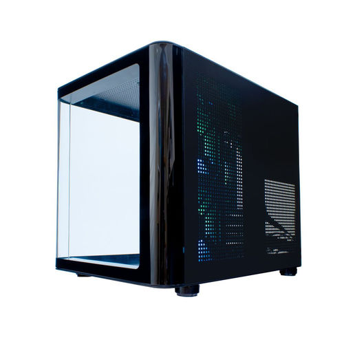 Caja Semitorre/Atx Coolbox Gm100 Vision S/Fuente Usb3.0 Negra A-Rgb C/Ventana | Quonty.com | COO-CHA-GM100-0