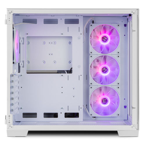 Caja Semitorre/Atx Nox Hummer Astra S/Fuente Usb3.0-Type C Blanca Argb C/Ventana | Quonty.com | NXHUMMERASTRAWH