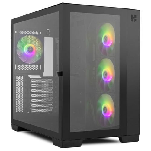 Caja Semitorre/Atx Nox Hummer Astra S/Fuente Usb3.0-Type C Negra Argb C/Ventana | Quonty.com | NXHUMMERASTRABK