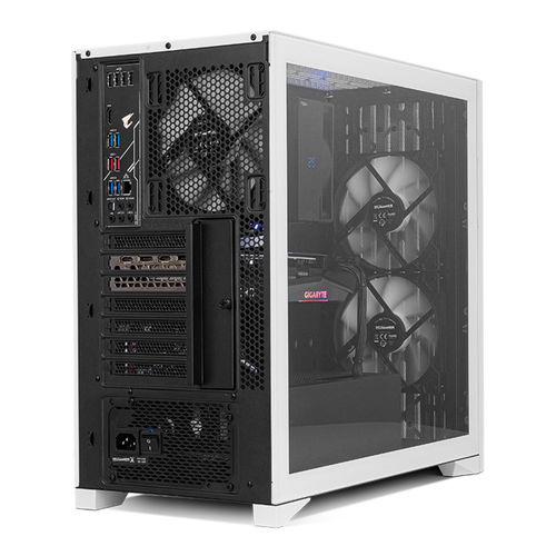 Caja Semitorre/Atx Nox Hummer Element S/Fuente Usb3.0-Type C Blanca/Madera C/Ventana | Quonty.com | NXHUMMERELEMENT