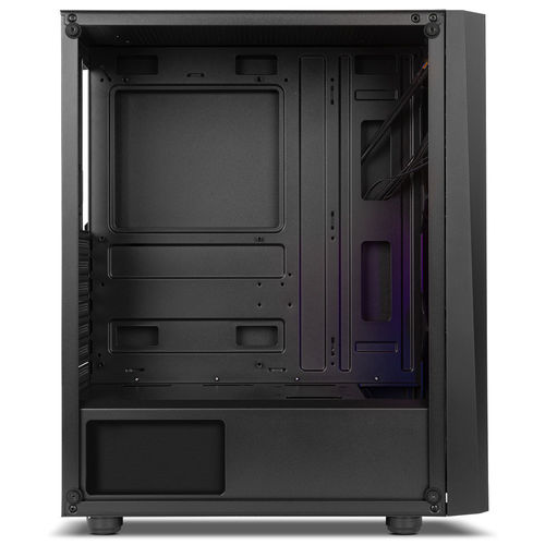 Caja Semitorre/Atx Nox Hummer Frost S/Fuente Usb3.0 Negra Argb Rainbow C/Ventana | Quonty.com | NXHUMMERFROST