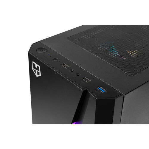 Caja Semitorre/Atx Nox Hummer Frost S/Fuente Usb3.0 Negra Argb Rainbow C/Ventana | Quonty.com | NXHUMMERFROST