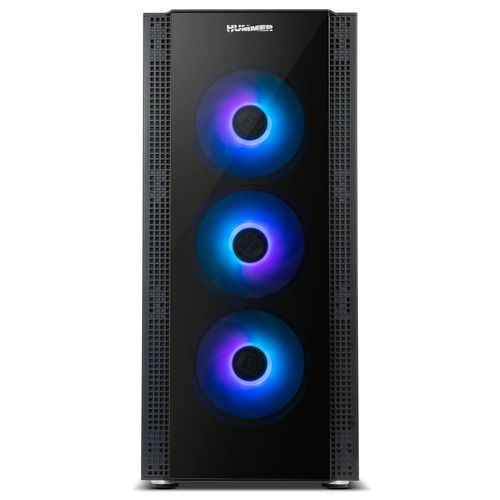 Caja Semitorre/Atx Nox Hummer Horus S/Fuente Usb3.0 Negra Argb C/Ventana | Quonty.com | NXHUMMERHORUS