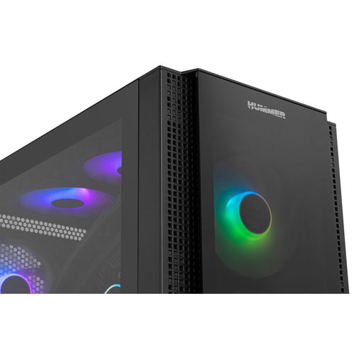 Caja Semitorre/Atx Nox Hummer Horus S/Fuente Usb3.0 Negra Argb C/Ventana | Quonty.com | NXHUMMERHORUS