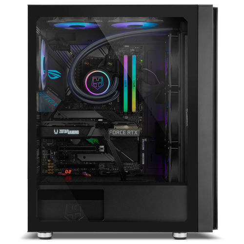 Caja Semitorre/Atx Nox Hummer Horus S/Fuente Usb3.0 Negra Argb C/Ventana | Quonty.com | NXHUMMERHORUS