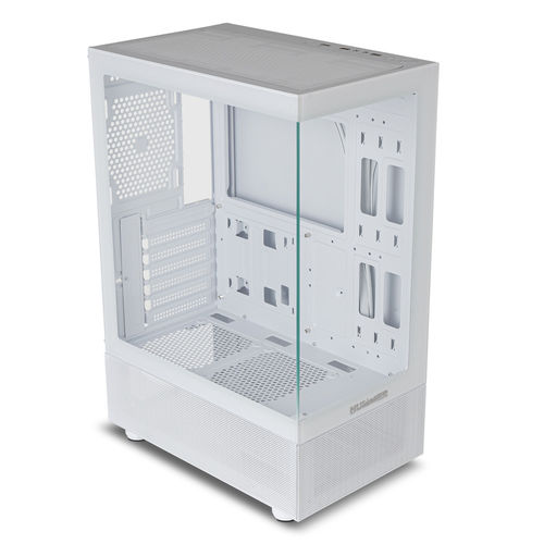Caja Semitorre/Atx Nox Hummer Vision S/Fuente Usb3.0 Blanca Argb C/Ventana | Quonty.com | NXHUMMERVSNWH