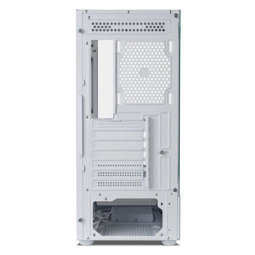 Caja Semitorre/Atx Nox Hummer Vision S/Fuente Usb3.0 Blanca Argb C/Ventana | Quonty.com | NXHUMMERVSNWH