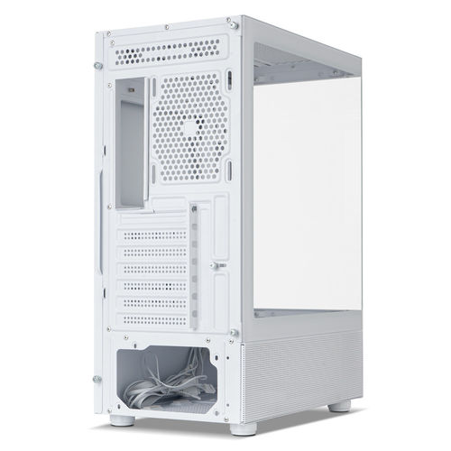 Caja Semitorre/Atx Nox Hummer Vision S/Fuente Usb3.0 Blanca Argb C/Ventana | Quonty.com | NXHUMMERVSNWH
