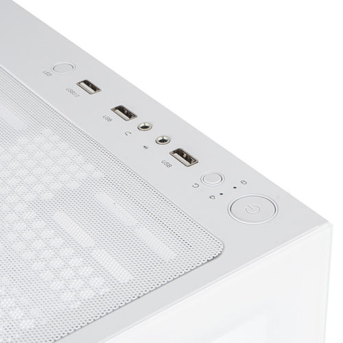 Caja Semitorre/Atx Nox Hummer Vision S/Fuente Usb3.0 Blanca Argb C/Ventana | Quonty.com | NXHUMMERVSNWH