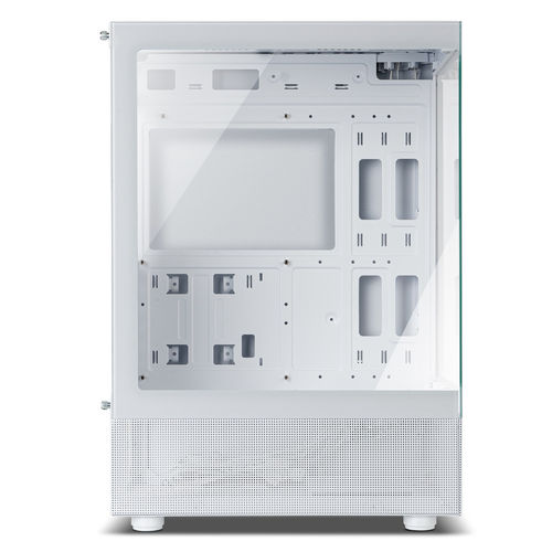 Caja Semitorre/Atx Nox Hummer Vision S/Fuente Usb3.0 Blanca Argb C/Ventana | Quonty.com | NXHUMMERVSNWH