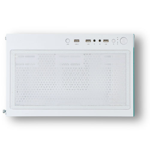 Caja Semitorre/Atx Nox Hummer Vision S/Fuente Usb3.0 Blanca Argb C/Ventana | Quonty.com | NXHUMMERVSNWH
