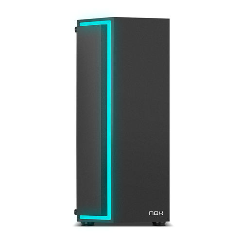 Caja Semitorre/Atx Nox Infinity Gamma S/Fuente Usb3.0 Negra A-Rgb C/Ventana | Quonty.com | NXINFTYGAMMA