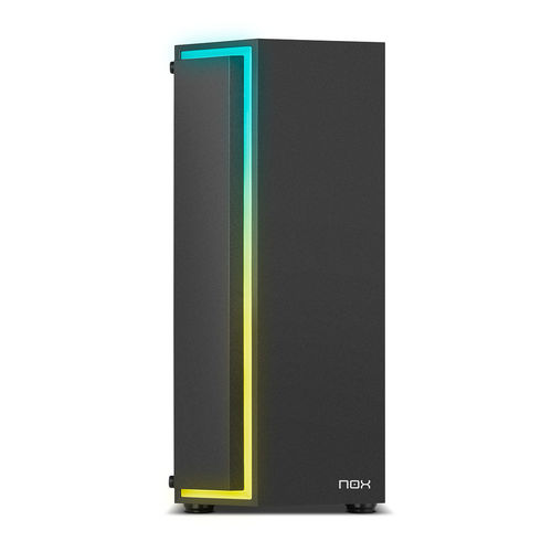 Caja Semitorre/Atx Nox Infinity Gamma S/Fuente Usb3.0 Negra A-Rgb C/Ventana | Quonty.com | NXINFTYGAMMA
