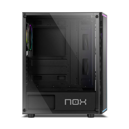 Caja Semitorre/Atx Nox Infinity Gamma S/Fuente Usb3.0 Negra A-Rgb C/Ventana | Quonty.com | NXINFTYGAMMA