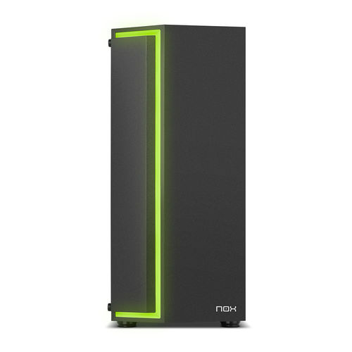 Caja Semitorre/Atx Nox Infinity Gamma S/Fuente Usb3.0 Negra A-Rgb C/Ventana | Quonty.com | NXINFTYGAMMA