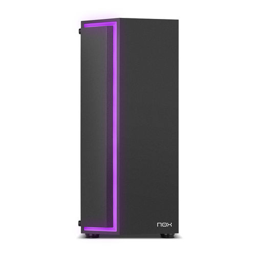 Caja Semitorre/Atx Nox Infinity Gamma S/Fuente Usb3.0 Negra A-Rgb C/Ventana | Quonty.com | NXINFTYGAMMA