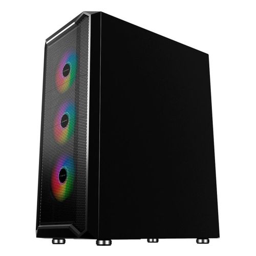 Caja Semitorre/Atx Unyka Armor 3gen S/Fuente Usb3.1 Typec Negra Argb C/Ventana | Quonty.com | UK511208