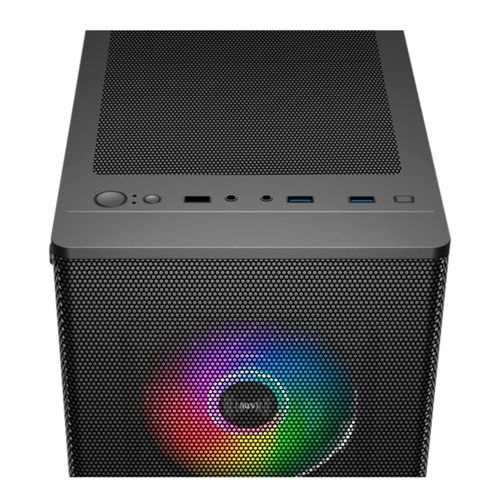 Caja Semitorre/Atx Unyka Mir100 S/Fuente Usb3.0 Negra Argb C/Ventana | Quonty.com | UK511303