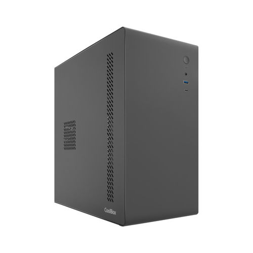 Caja Semitorre/Micro-Atx Coolbox M640c 500w Usb-C Negra | Quonty.com | COO-PCM640C-1