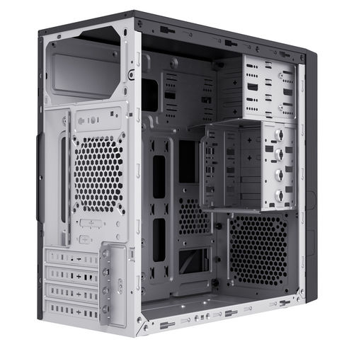 Caja Semitorre/Micro-Atx Unyka Aero C12 V2 S/Fuente Usb3.0 Negra | Quonty.com | UK52110V2