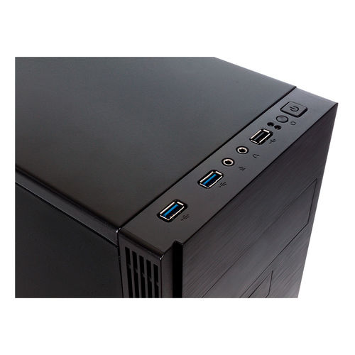 Caja Semitorre/Micro-Atx Unyka Grey Rain Evo S/Fuente Usb3.0 Negra | Quonty.com | 52088