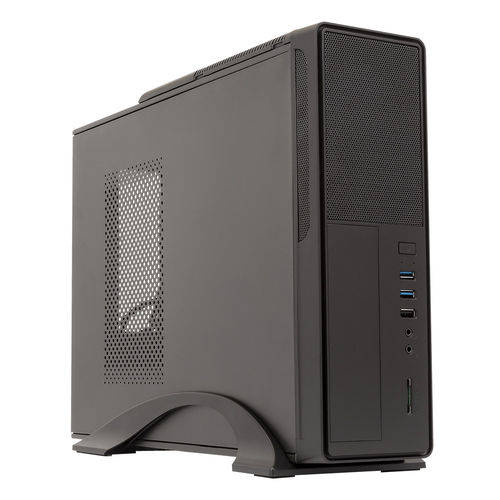 Caja Sobremesa/Micro-Atx Unyka Uk2010 Slim 300w 85+ Usb3.0 Negra | Quonty.com | 52085