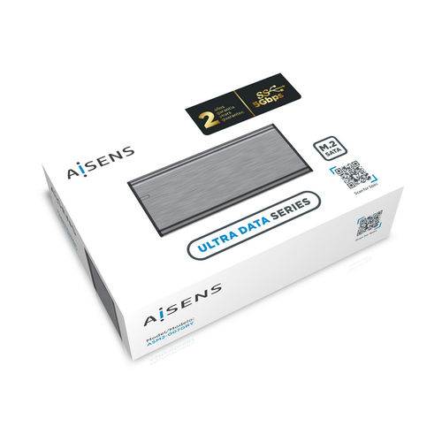 Caja Ssd Aisens M.2 Asm2-007gryusb3.1 Gen1 Ngff/Sata Gris | Quonty.com | ASM2-007GRY