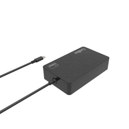 Cargador Automatico Coolbox 100w Usb-C Gan | Quonty.com | COO-NB100-UC