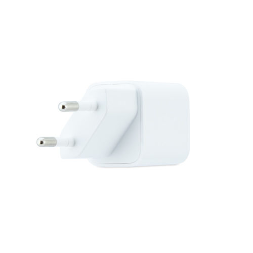 Cargador Usb Pared Coolbox Gan 20w Usb-C/Usb-A Qc3.0 Blanco | Quonty.com | COO-CUP-20CA
