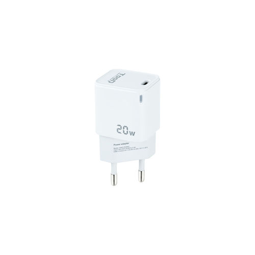 Cargador Usb Pared Tooq Tqwc-Pd20wt Usb-C/Pd 20w Blanco | Quonty.com | TQWC-PD20WT