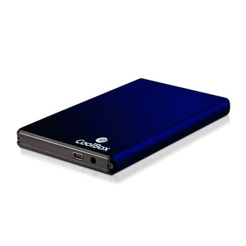 Caja Hdd Coolbox Slimchase 2520 2.5&Quot; Usb2.0 Azul | Quonty.com | CAJCOOHD2520B
