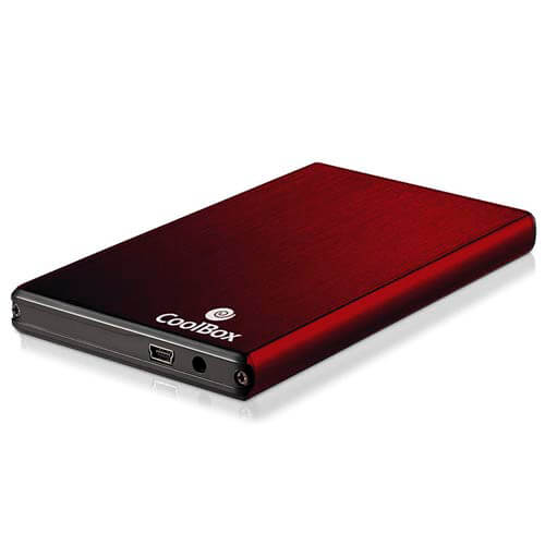 Caja Hdd Coolbox Slimchase 2520 2.5&Quot; Usb2.0 Roja | Quonty.com | CAJCOOHD2520R