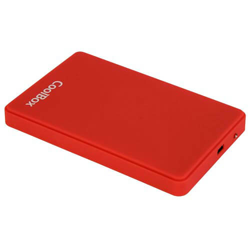 Caja Hdd Coolbox Scg2542 2.5&Quot; Sata Usb2.0 Rojo | Quonty.com | COO-SCG2542-1