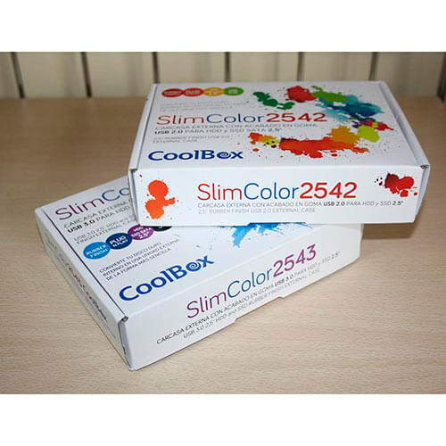 Caja Hdd Coolbox Scg2543 2.5&Quot; Sata Usb3.0 Gris | Quonty.com | COO-SCG2543-8