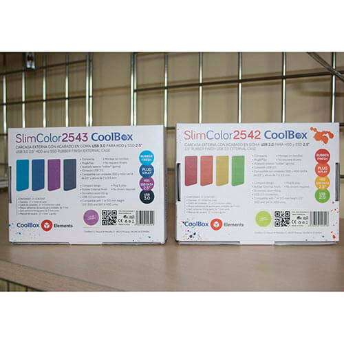 Caja Hdd Coolbox Scg2543 2.5&Quot; Sata Usb3.0 Gris | Quonty.com | COO-SCG2543-8